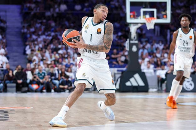 October 8, 2026, Madrid, Madrid, Spain: Nick Smith Jr. of Real Madrid in action during the Euroleague Basketball Regular Season Round 4 game between Real Madrid v Partizan Mozzart Bet Belgrade at Movistar Arena on October 08, 2026 in Madrid, Spain. Real Madrid V Partizan Mozzart Bet Belgrade - Euroleague 2025 2026 - ZUMAa181 20261008_zaa_a181_240 Copyright: xIrinaxR.xHipolitox