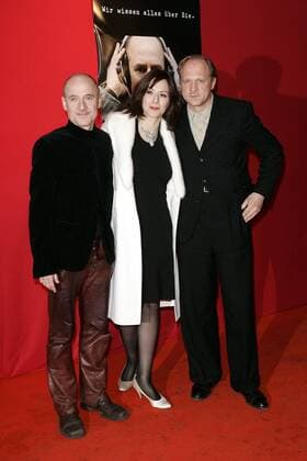 DAS LEBEN DER ANDEREN Premiere - Ankunft - Berlin Ulrich Muehe, Martina Gedeck und Ulrich Tukur bei der Ankunft der Premiere DAS LEBEN DER ANDEREN im Cinemaxx am 15.03.2006 in Berlin.
