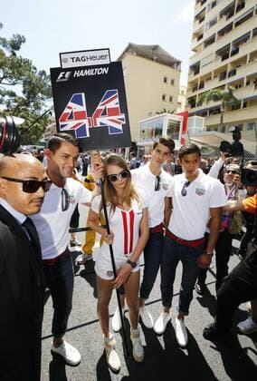 Motorsports: FIA Formula One World Championship 2015, Grand Prix of Monaco Motorsports: FIA Formula One World Championship 2015, Grand Prix of Monaco, Cara Delevingne HOCHxZWEI