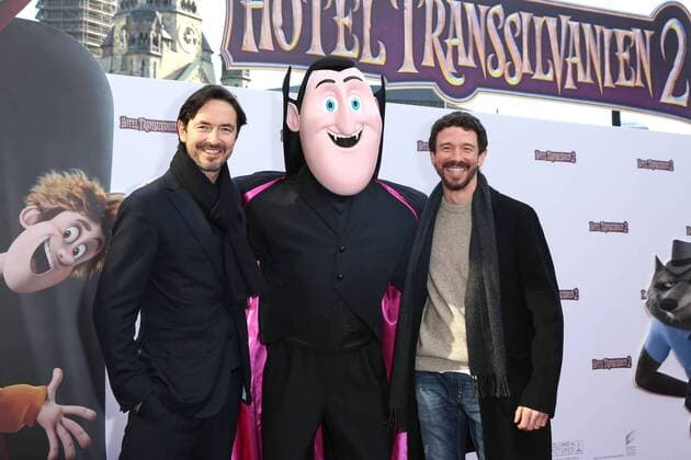 Martin Bachmann und Oliver Berben bei der Hotel Transsilvanien 2 Kino Premiere am 11.10.2015 in Berlin Hotel Transsilvanien 2 Kinopremiere in Berlin, 2015