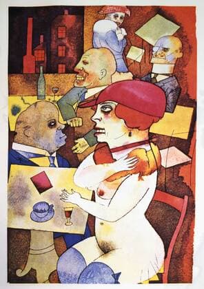 Dec. 17, 2014 - George Grosz, painting, Germany, 1920 s, historical, - ZUMAg14