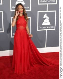 Feb. 10, 2013 - Los Angeles, California, U.S. - Rihanna arrives for the 2013 Grammy Awards at Staples Center. - ZUMAo05