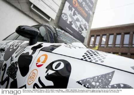 - GENT, BELGIUM: Illustration picture taken during the launch of new car sharing service Bolides, on Tuesday 26 January 2016, in Gent. JASPERxJACOBS 04781868