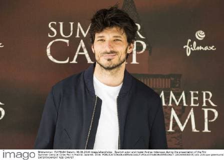 Spanish actor and model Andres Velencoso during the presentation of the film Summer Camp at Cines Paz in Madrid. June 06. 2016. (201606006015)