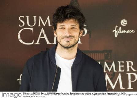 Spanish actor and model Andres Velencoso during the presentation of the film Summer Camp at Cines Paz in Madrid. June 06. 2016. (201606006017)