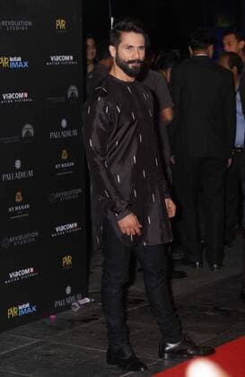 MUMBAI, INDIA - JANUARY 12: Bollywood actor Shahid Kapoor at the red carpet of premier of xXx: Return of Xander Cage movie, on January 12, 2017 in Mumbai, India. xXx: Return of Xander Cage is a 2017 American action film directed by D. J. Caruso and written by F. Scott Frazier. It stars Vin Diesel, Donnie Yen, Deepika Padukone, Kris Wu, Ruby Rose, Tony Jaa, Nina Dobrev, Toni Collette and Samuel L. Jackson. It is the third film in the xXx franchise and a sequel to both xXx (2002) and xXx: State of the Union (2005). (Photo by Prodip Guha Hindustan Times ) Premier Of xXx: Return of Xander Cage Movie Held In Mumbai