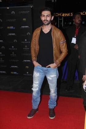 MUMBAI, INDIA - JANUARY 12: Bollywood actor Kartik Aaryan at the red carpet of premier of xXx: Return of Xander Cage movie, on January 12, 2017 in Mumbai, India. xXx: Return of Xander Cage is a 2017 American action film directed by D. J. Caruso and written by F. Scott Frazier. It stars Vin Diesel, Donnie Yen, Deepika Padukone, Kris Wu, Ruby Rose, Tony Jaa, Nina Dobrev, Toni Collette and Samuel L. Jackson. It is the third film in the xXx franchise and a sequel to both xXx (2002) and xXx: State of the Union (2005). (Photo by Pramod Thakur Hindustan Times ) Premier Of xXx: Return of Xander Cage Movie Held In Mumbai