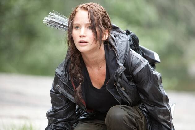Jennifer Lawrence stars as Katniss Everdeen in THE HUNGER GAMES. Copyright: xPhotoxcredit:xMurrayxClosex 31361_003