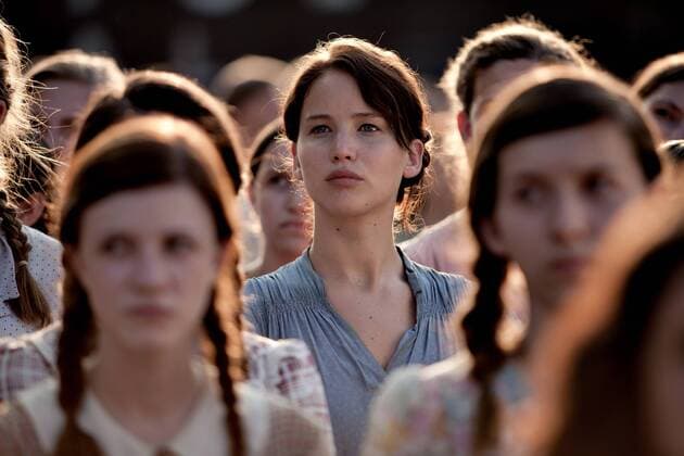 Jennifer Lawrence stars as Katniss Everdeen in THE HUNGER GAMES. Copyright: xPhotoxcredit:xMurrayxClosex 31361_016