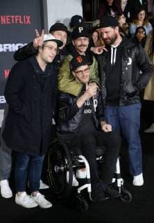 WESTWOOD, CA - DECEMBER 13: Portugal the Man, at Premiere Of Netflix s Bright at The Regency Village Theatre, In Hollywood, California on December 13, 2017. Copyright: xFayexSadoux