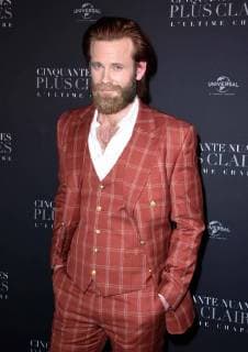 Fifty Shades of Grey 3 Premiere in Paris Eric Johnson ( acteur ) lors du photocall pour l avant premiere du film 50 NUANCES PLUS CLAIRES a Paris CELEBRITES : Avant premiere du film 50 NUANCES PLUS CLAIRES - Paris - 06 02 2018 FedericoPestellini Panoramic