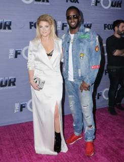 February 8, 2018 - West Hollywood, CA, U.S. - 08 February 2018 - West Hollywood, California - Meghan Trainor, Sean Diddy Combs. The Four: Battle For Stardom season finale viewing party held at Delilah. Photo Credit: Birdie Thompson AdMedia West Hollywood U.S. - ZUMAa123 20180208_zaa_a123_092 Copyright: xBirdiexThompsonAdmediax
