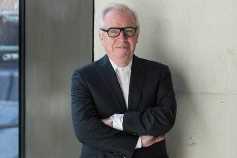 May 14, 2018 - London, London, United Kingdom - Sir David Chipperfield RA architect of the new Royal Academy of Arts attends the press day in London, United Kingdom on 14 May 2018. London United Kingdom - ZUMAt138 20180514_zap_t138_005 Copyright: xRayxTangx