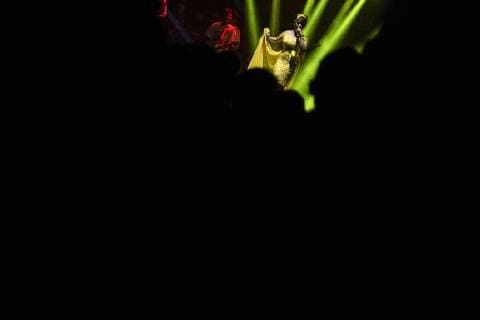 July 28, 2018 - South Tangerang, Banten, Indonesia - Kedaung, South Tangerang, Banten 28 July 2018 : Performances of Dangdut Music at Kedaung, South Tangerang. Dangdut Music lately becoming famous at USA where many people from USA sing the music. In Indonesia regularly people held the dangdut music performance in every region of the country. Usually it held at night where all people gathered and dance following the beat of the music. No Religion, No Sex oriented, nor etnis affecting the people from having fun, from LGBT, Drunken People, all etnis, and all relgiion having fun in listening to the music even children have fun too during the event. South Tangerang Indonesia - ZUMAh128 20180728_zap_h128_023 Copyright: xDonalxHusnix