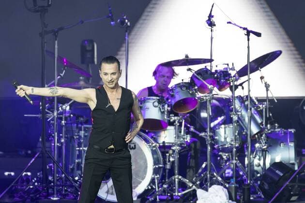 19 Depeche Mode, Saenger Dave Gahan live auf Global Spirit Tour in der Berliner Waldbuehne am 24.07.2018. Synth-Rock, Synthpop, Synthie-Pop, New Wave, Alternative, Dance, Elektro, Electronic, Musik Berlin Deutschland, Germany Copyright: xPOP-EYEx xBenxKriemannx POPEYE10101338