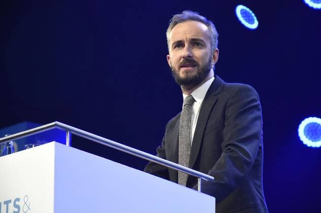 Jan Böhmermann beim 6. Bits & Pretzels Founders Festival 2018 im ICM. München, 30.09.2018
