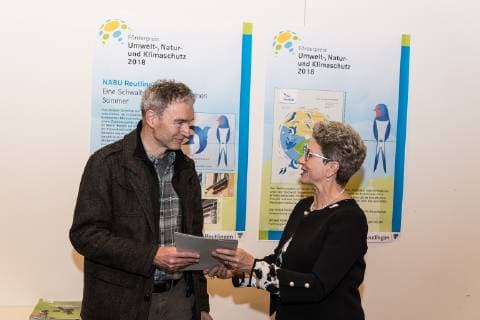 Reutlingen Foederpreis Umwelt-, Natur- und Klimaschutz 2018 der Stadt Reutlingen, Preisverleihung, Ausstellung, 30.11.2018 Vorstellung NABU Reutlingen Projekt, Foederpreis Umwelt-, Natur- und Klimaschutz 2018 der Stadt Reutlingen, Preisverleihung, Ausstellung, 30.11.2018, Copyright: xWalther xEibner-Pressefotox EP_swr