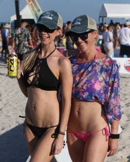 MIAMI BEACH, FL - FEBRUARY 17: Model seen at Model Beach Volleyball Tournament takes places each year in Miami Beach Oceanfront between 7th and 8th. The free event open to the public features top model agencies, as well as some of the top professional volleyball players across the world, competing in a co-ed beach volleyball tournament. These top agencies include Next, CGM, Elite, Ford, MC2, Mega, Front, Green, BMG, Runways, 2BC, Wilhelmina, K2, DAS & Dorothy Combs on February 17, 2019 in Miami Beach, Florida. ..People: Model. Miami Beach United States Of America - ZUMAs214 20190217_zba_s214_109 Copyright: xSMGx