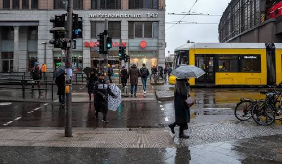 Regenwetter in Berlin - Rain in berlin