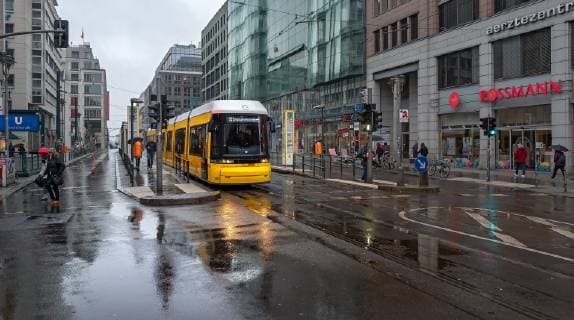 Regenwetter in Berlin - Rain in berlin