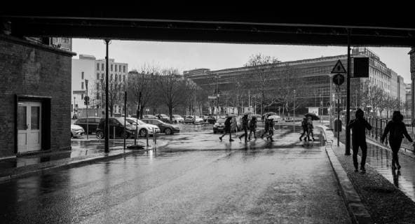 Regenwetter in Berlin - rain in berlin