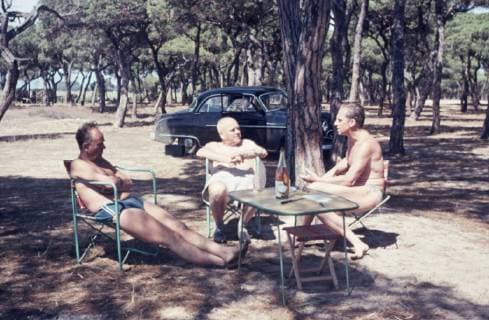 Spanien Spanien, ca. 1956, Ferien am Strand, Urlaub in Spanien