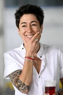 Dunja Hayali spricht auf dem 37. Deutschen Evangelischen Kirchentag 2019 in der Eissporthalle. Dortmund, 21.06.2019
