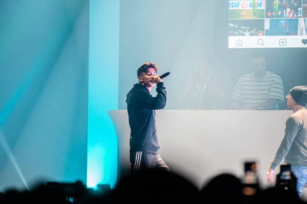 Rüsselsheimer Rapper MERO zieht Jugendliche in die Ludwigsburger MHP-Arena - Impressionen vom Konzert Rapper MERO zieht Jugendliche in die Ludwigsburger MHP-Arena - Impressionen vom Konzert, 71636 Ludwigsburg, Deutschland Copyright: 7aktuellx xNilsxReeh