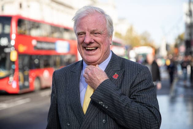 November 4, 2019, London, London, UK: London, UK. Edward Leigh MP arrives at the Houses of Parliament. Leigh is standing as a candidate for new Speaker of the House of Commons, which will be decided by a vote starting later this afternoon. London UK - ZUMAl94_ 20191104_zaf_l94_028 Copyright: xTomxNicholsonx
