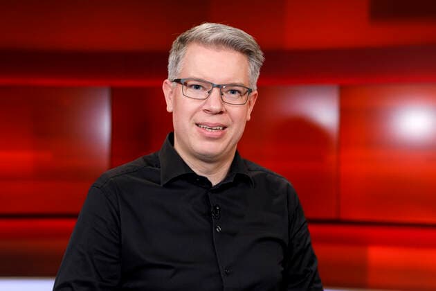 Frank Thelen in der ARD-Talkshow hart aber fair im WDR Fernsehstudio A. Köln, 03.02.2020