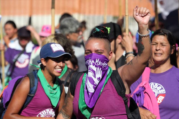 February 19, 2020, Buenos Aires, Buenos Aires, Argentina: International Day of Global Action for Legal, Safe and Free Abortion. Massive demo in Buenos Aires. Buenos Aires Argentina - ZUMAs180 20200219_zbp_s180_004 Copyright: xClaudioxSantistebanx