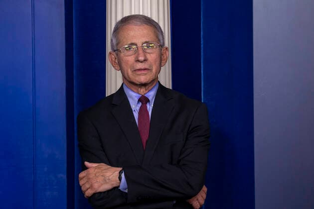 April 4, 2020, Washington, District of Columbia, USA: Director of the National Institute of Allergy and Infectious Diseases at the National Institutes of Health Dr. Anthony Fauci waits before the daily coronavirus briefing at the White House Washington, D.C., U.S., on Saturday, April 4, 2020. New York s death toll from coronavirus on Saturday surpassed 3,500 as confirmed cases rose to 113,704, bringing the U.S. total to more than 7,700 fatalities and 287,000 cases Washington USA - ZUMAs152 20200404_zaa_s152_010 Copyright: xTasosxKatopodisx