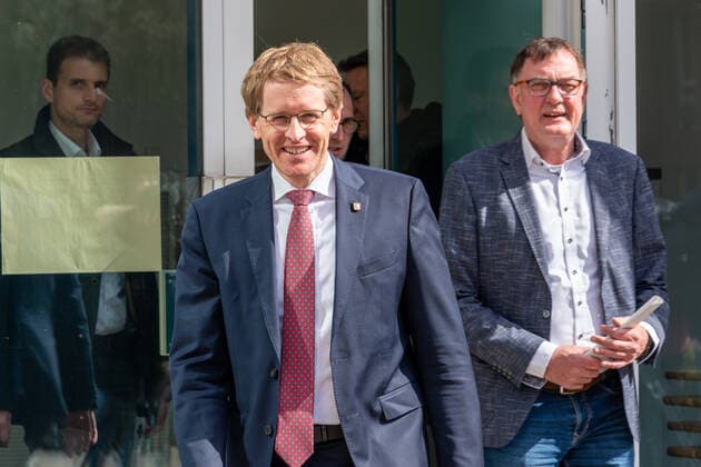 Kiel, 14.04.2020, Coronakrise, Infos vor der Konferenz mit der Kanzlerin Heute äußerte sich Ministerpräsident Daniel Günther zum geplanten Zeitplan für die Beratungen der Länderregierungschefs mit der Bundeskanzlerin. Er erläuterte die weitere Vorgehensweise und kündigte an, die Ergebnisse aus den Beratungen morgen zu kommunizieren.