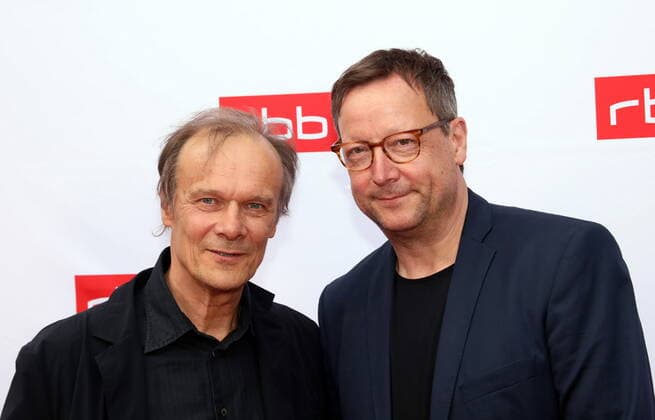 127 Edgar Selge, Matthias Brandt, Preview Unterwerfung , Delphi Filmpalast, Berlin, 16.05.2018, Roter Teppich , ARD, wird am 16.6.18 gesendet, Berlin Deutschland, Germany Copyright: xPOP-EYE RenexduxVinagex 10096737_3I0A0436