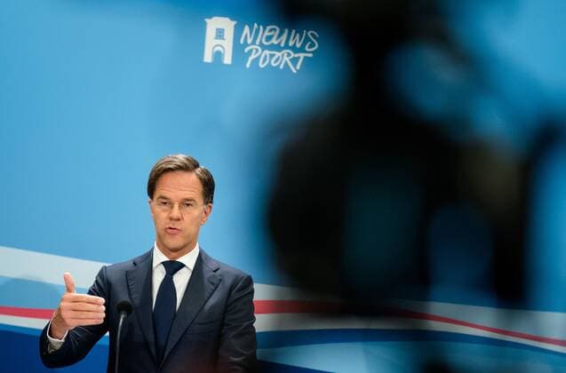 DEN HAAG - Minister-president Mark Rutte tijdens zijn persconferentie na de wekelijkse ministerraad. ANP BART MAAT Copyright: xHollandsexHoogtex xxANPx x417367930x