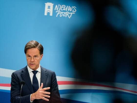DEN HAAG - Minister-president Mark Rutte tijdens zijn persconferentie na de wekelijkse ministerraad. ANP BART MAAT Copyright: xHollandsexHoogtex xxANPx x417367941x