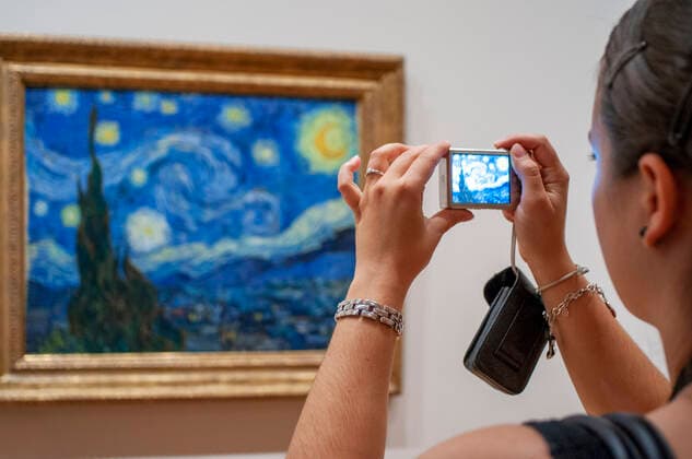 The starry night, 1889, painting by Vincent van Gogh, MOMA, museum of modern art, New York, USA, America New York New York USA Copyright: xSergixReboredox SRE-BS4186