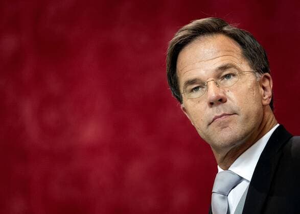 DEN HAAG - Minister-president Mark Rutte tijdens de vergadering van de Staten-Generaal in de Grote Kerk op Prinsjesdag. Vanwege de coronacrisis ziet Prinsjesdag er anders uit dan normaal. Veel van de ceremoniele onderdelen gaan niet door en publiek is niet welkom in de binnenstad van Den Haag. ANP KOEN VAN WEEL Copyright: xHollandsexHoogtex xxANPx x422762808x