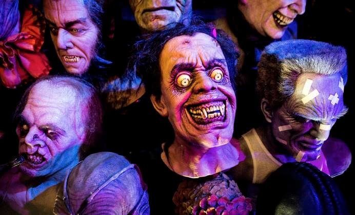 September 22, 2020 - Hollywood, California, USA - Premiering at the Montalban on September 24 will be Icons of Darkness, an exhibit of Sci-Fi, Horror and Fantasy memorabilia amassed over decades of collecting by Richard Rich Correll. Consisting of more than 3,000 items and valued at over $13 million, Correll s holdings, 65% of which are in the exhibition, include screen-used artifacts, life-like replicas and props from films spanning nearly 100 years of Hollywood history. Hundreds of films are represented, including Frankenstein, The Exorcist, Star Wars, Iron Man, Jurassic Park, Spiderman, The Joker, and Harry Potter. The exhibit opens to the public in two days with appropriate social distancing guidelines in effect. Hollywood U. - ZUMAce6_ 20200922_zaf_ce6_008 Copyright: xBrianxCahnx