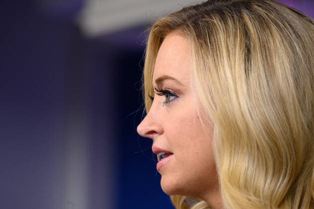September 24, 2020, Washington, District of Columbia, USA: Kayleigh McEnany, White House press secretary, takes questions during a news conference in the James S. Brady Press Briefing Room at the White House in Washington, D.C., U.S., on Thursday, September 24, 2020 Washington USA - ZUMAs152 20200924_zaa_s152_226 Copyright: xErinxScottx