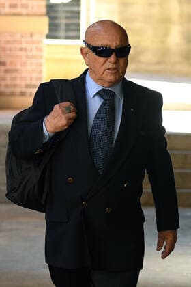 MATHEW FLAME COURT, Angry Anderson, father of Liam Anderson, arrives at the NSW Supreme Court in Sydney, Tuesday, December 8, 2020. Mathew Flame, who has been found not guilty of murder but guilty of manslaughter by reason of mental impairment to murdering Liam Anderson, the son of Angry Anderson, is expected to be sentenced. ( NO ARCHIVING, EDITORIAL USE ONLY, NO USE IN BOOKS WITHOUT CONSENT SYDNEY NSW AUSTRALIA Copyright: xJOELxCARRETTx 20201208001507531143