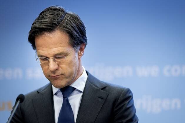 DEN HAAG - Minister-president Mark Rutte tijdens een persconferentie over de coronamaatregelen. De avondklok wordt verlengd omdat het kabinet de maatregel nodig denkt te hebben om ruimte te cre˜ren voor andere versoepelingen. ANP SEM VAN DER WAL Copyright: xHollandsexHoogtex xxANPx x428567045x
