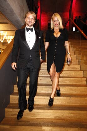 Sarah Connor mit Freund Florian Fischer auf dem Roten Teppich beim Dreamball 2017 im Westhafen Event & Convention Center (WECC) in Berlin. Copyright: xEventpressxGolejewskix
