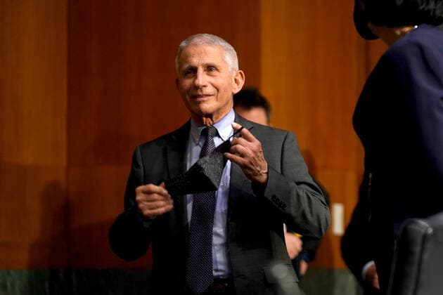 May 11, 2021, Washington, District of Columbia, USA: Dr. Anthony Fauci, director of the National Institute of Allergy and Infectious Diseases, arrives for a Senate Health, Education, Labor and Pensions Committee hearing to discuss the on-going federal response to Covid-19 on Tuesday, May 11, 2021 at the U.S. Capitol in Washington, D.C Washington USA - ZUMAs152 20210511_zaa_s152_004 Copyright: xGregxNashx-xPoolxViaxCnpx