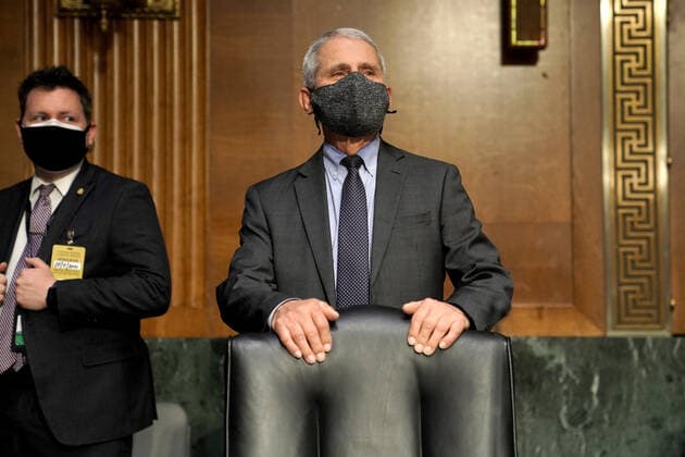 May 11, 2021, Washington, District of Columbia, USA: Dr. Anthony Fauci, director of the National Institute of Allergy and Infectious Diseases, arrives for a Senate Health, Education, Labor and Pensions Committee hearing to discuss the on-going federal response to Covid-19 on Tuesday, May 11, 2021 at the U.S. Capitol in Washington, D.C Washington USA - ZUMAs152 20210511_zaa_s152_005 Copyright: xGregxNashx-xPoolxViaxCnpx