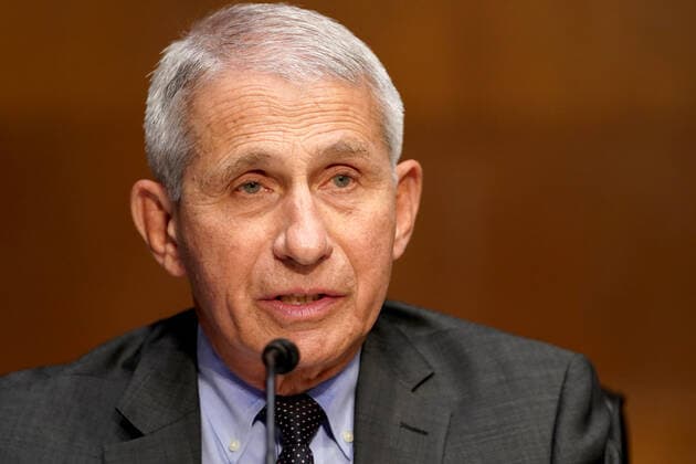 May 11, 2021, Washington, District of Columbia, USA: Dr. Anthony Fauci, director of the National Institute of Allergy and Infectious Diseases, gives an opening statement during a Senate Health, Education, Labor and Pensions Committee hearing to discuss the on-going federal response to Covid-19 on Tuesday, May 11, 2021 at the U.S. Capitol in Washington, D.C Washington USA - ZUMAs152 20210511_zaa_s152_020 Copyright: xGregxNashx-xPoolxViaxCnpx