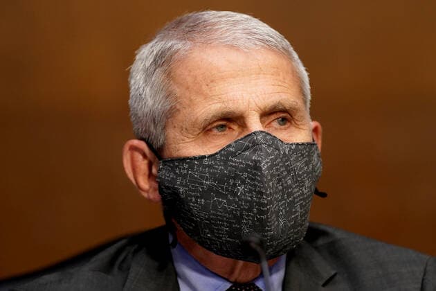 May 11, 2021, Washington, District of Columbia, USA: Dr. Anthony Fauci, director of the National Institute of Allergy and Infectious Diseases, is seen during a Senate Health, Education, Labor and Pensions Committee hearing to discuss the on-going federal response to Covid-19 on Tuesday, May 11, 2021 at the U.S. Capitol in Washington, D.C Washington USA - ZUMAs152 20210511_zaa_s152_022 Copyright: xGregxNashx-xPoolxViaxCnpx