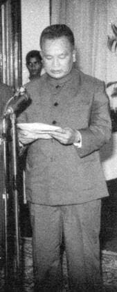 This is a rare picture of Nuon Chea, Brother No 2 and Pol Pot s closest confidant, during the Democratic Kampuchea period. Nuon Chea, aka Long Bunruot, was born in Battambang Province in 1926. A Sino-Khmer, originally named Lau Ben Kon, he studied at Bangkok s Thammasat University before going on to become the most secretive and ruthless Khmer Rouge theoretician.<br ><br > The Khmer Rouge, or Communist Party of Kampuchea, ruled Cambodia from 1975 to 1979, led by Pol Pot, Nuon Chea, Ieng Sary, Son Sen and Khieu Samphan. It is remembered primarily for its brutality and policy of social engineering which resulted in millions of deaths. Its attempts at agricultural reform led to widespread famine, while its insistence on absolute self-suffic xSupplier:xCPAxMediaxCo.xLtd.x Copyright: xx