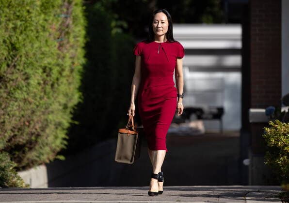 August 10, 2021, Vancouver, BC, Canada: Meng Wanzhou, chief financial officer of Huawei, leaves home to attend her extradition hearing at B.C. Supreme Court, in Vancouver, on Tuesday, August 10, 2021. Vancouver Canada - ZUMAc35_ 20210810_zaf_c35_033 Copyright: xDarrylxDyckx