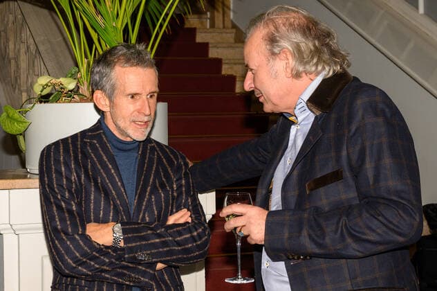 Berlin GER, Berlin, 21.11.21, Goetz George Preis 4 - Red Carpet v.l. Ulrich Matthes ist ein deutscher Schauspieler, Synchron-, Hoerspiel- und Hoerbuchsprecher - Praesident der Deutschen Filmakademie, Leander Haussmann, Goetz George Preis 4 - Red Carpet, Kaiserin-Friedrich-Haus, 21.11.21, Copyright: xUwexKoch Eibner-Pressefotox EP_UKH
